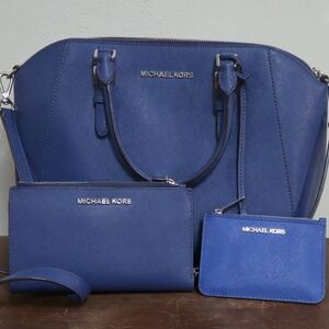 Michael Kors Blue Women's Bag Set